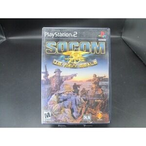 SOCOM: U.S. Navy SEALs (PlayStation 2‎ PS2) Black Label CIB